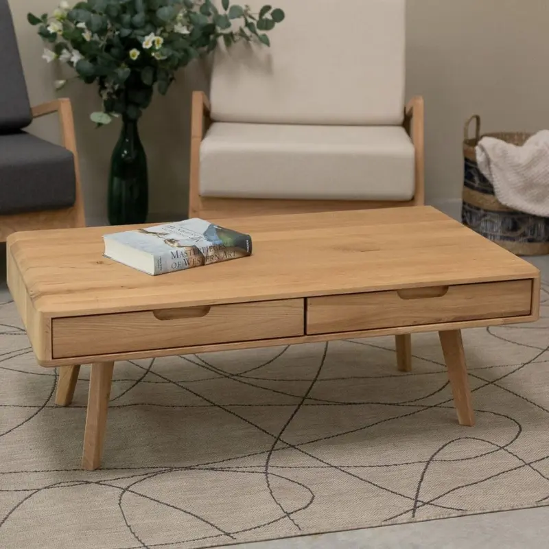 Table basse en bois massif Suède – NordicStory