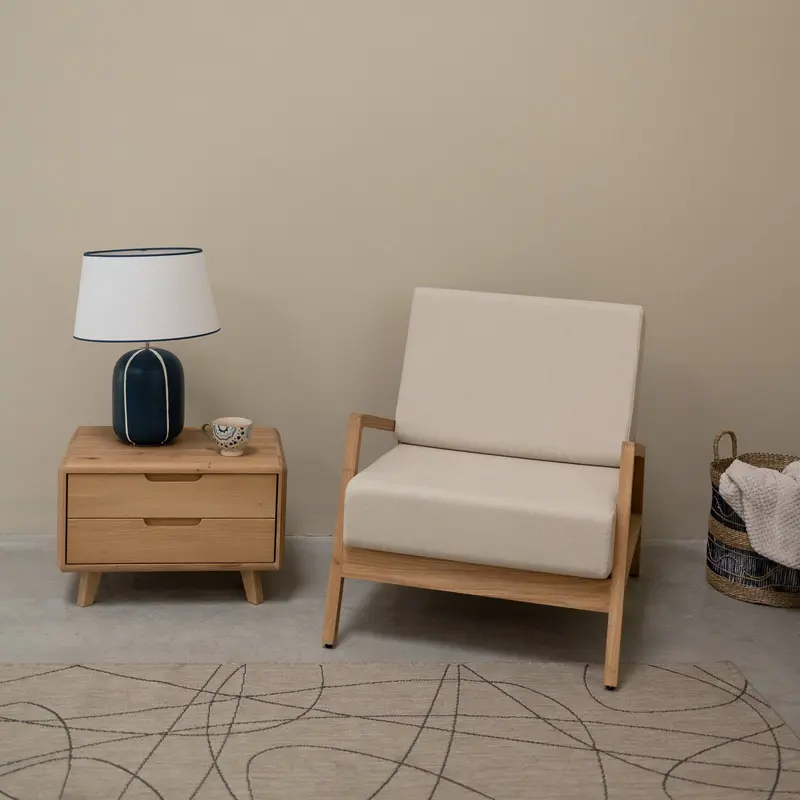 Table de chevet en bois massif Suède 2 – NordicStory