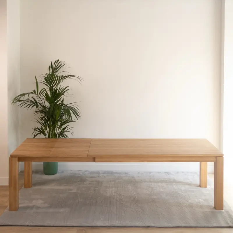 Table de salle à manger extensible en chêne massif LUX 2020 - VESKOR