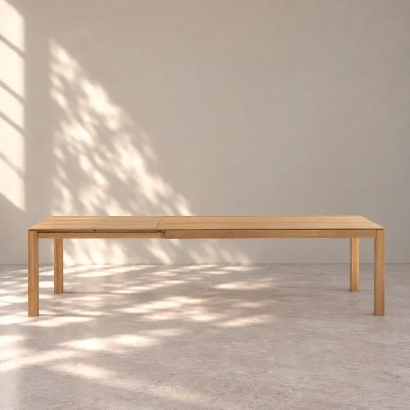 Table de salle à manger extensible en chêne massif VERDI - VESKOR