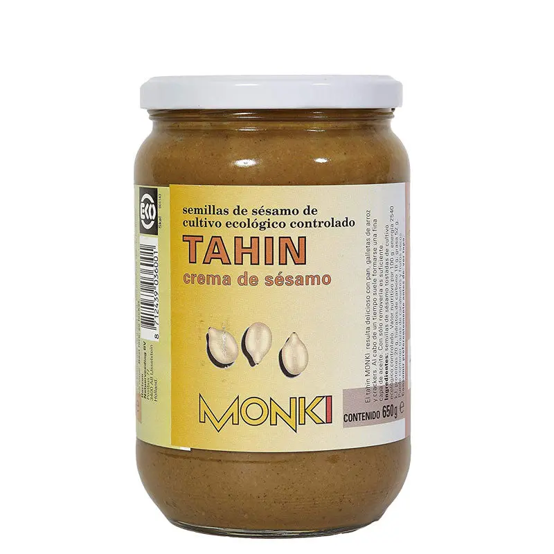 Tahin sin sal bio 650g - Monki
