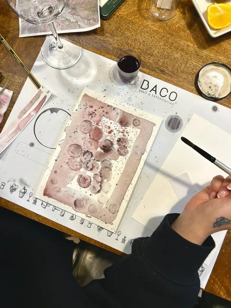 Taller | Pintando con vino con @alba.acurrucada