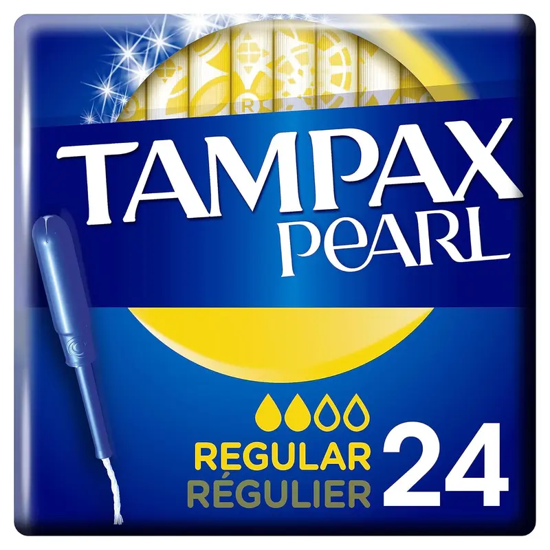 Tampax Pearl Regular Tampones con Aplicador (Pack 24 uds)