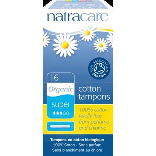 Tampón Natracare súper con aplicador 16 unidades