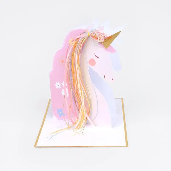 Tarjeta de Cumpleaños Unicornio