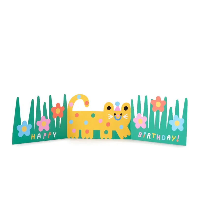 Tarjeta Plegable Cat