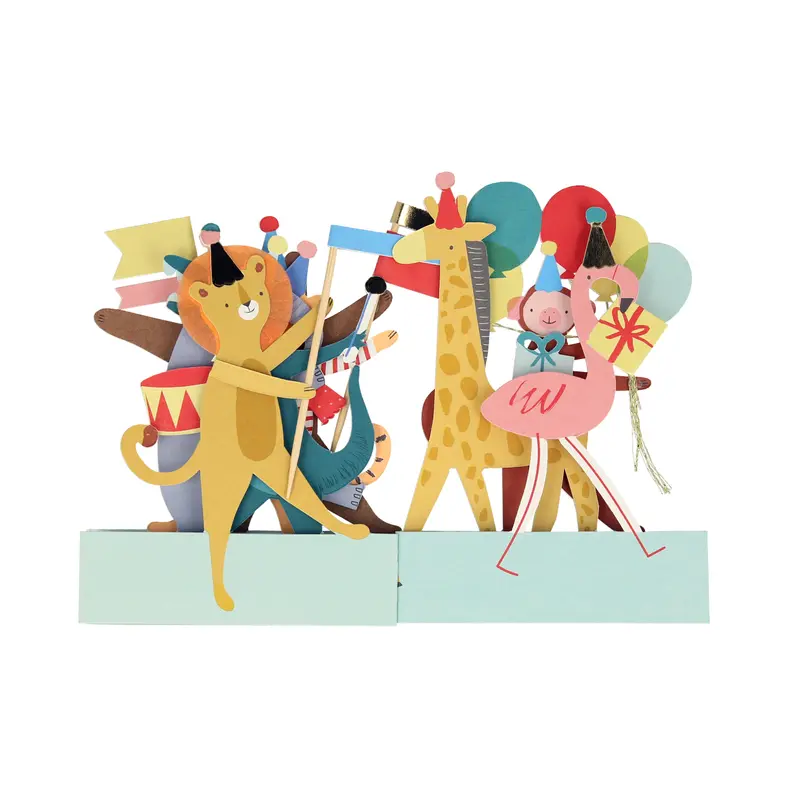 Tarjetas desfile de animales