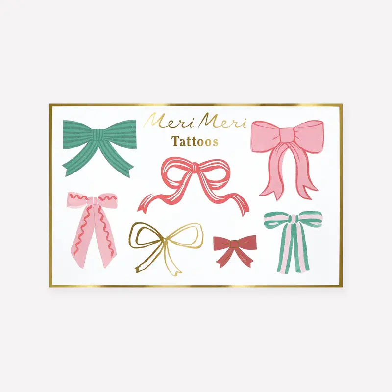 Tatuajes Temporales de Lazos– Pack de 13