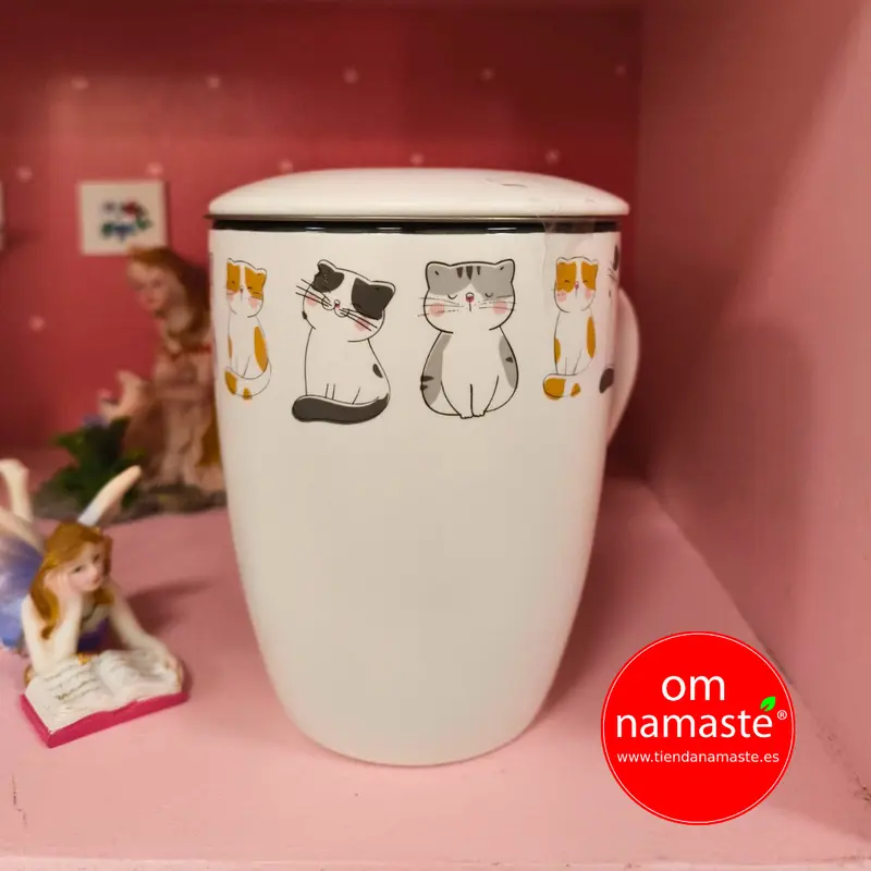 taza con filtro gatos