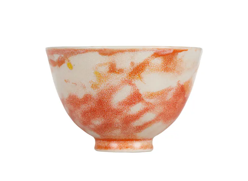 Taza de borde abierto Tangerine Watercolor # 94474