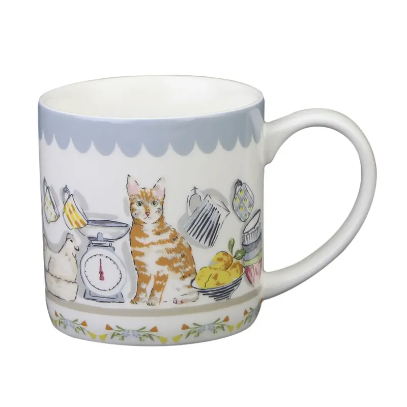 Taza de porcelana "Pantry Cats"
