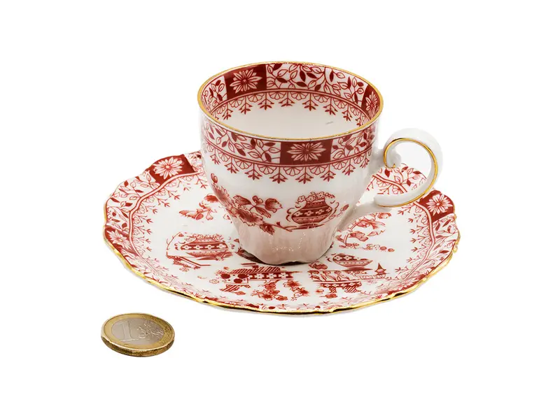 Taza de té de porcelana con platillo # 93053