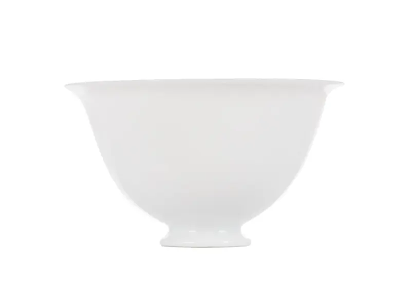 Taza Douli de porcelana blanca con pie alto # 94503