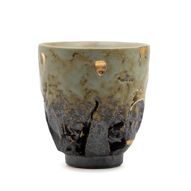 Taza Experimental de Cerámica con Base Texturizada # 94727