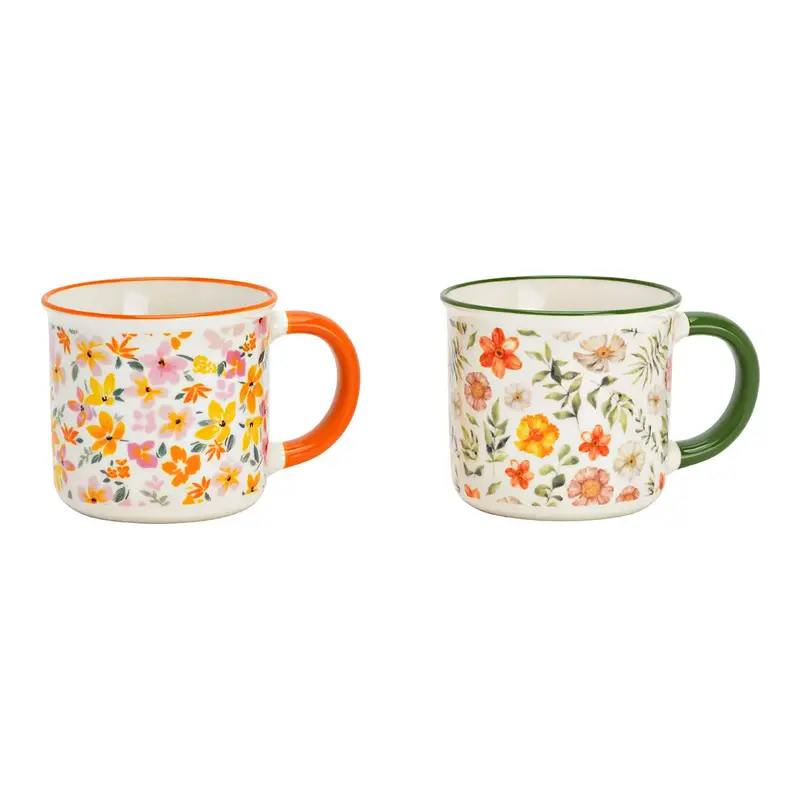 Taza "Flores de Otoño"