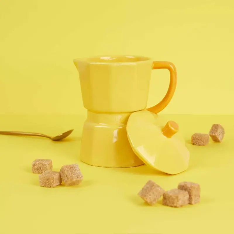 Taza Moka Amarilla