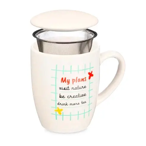 Taza Mug Filtro Cerámica 340 ml