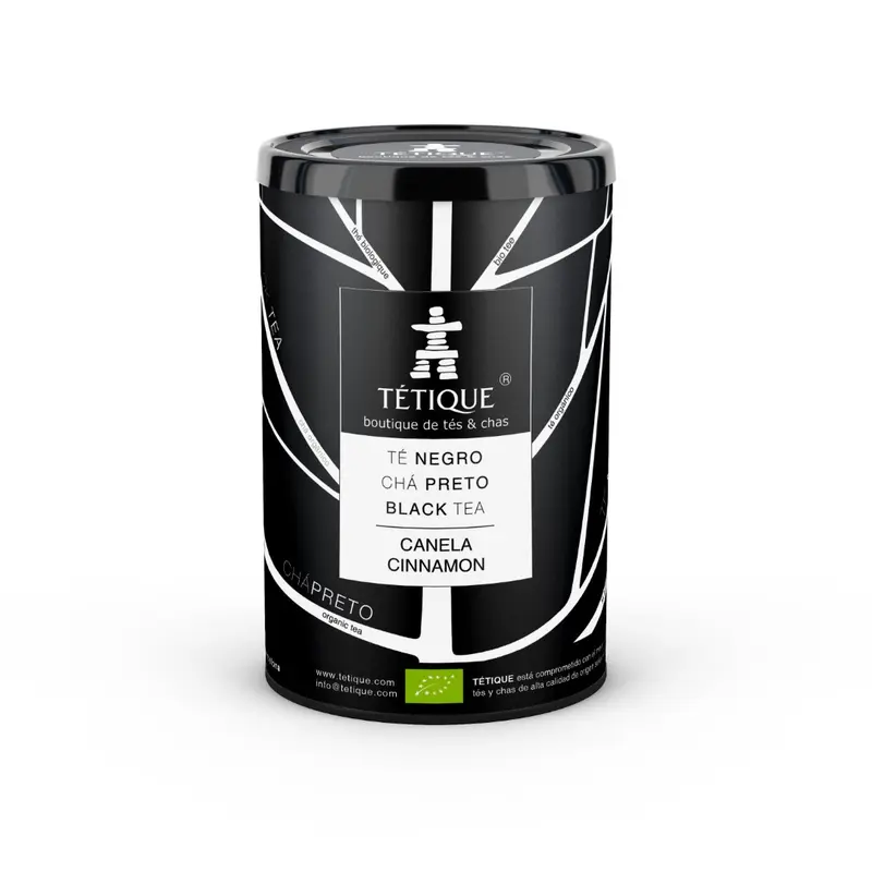 Té Negro-Canela BIO, 45 bolsitas individuales
