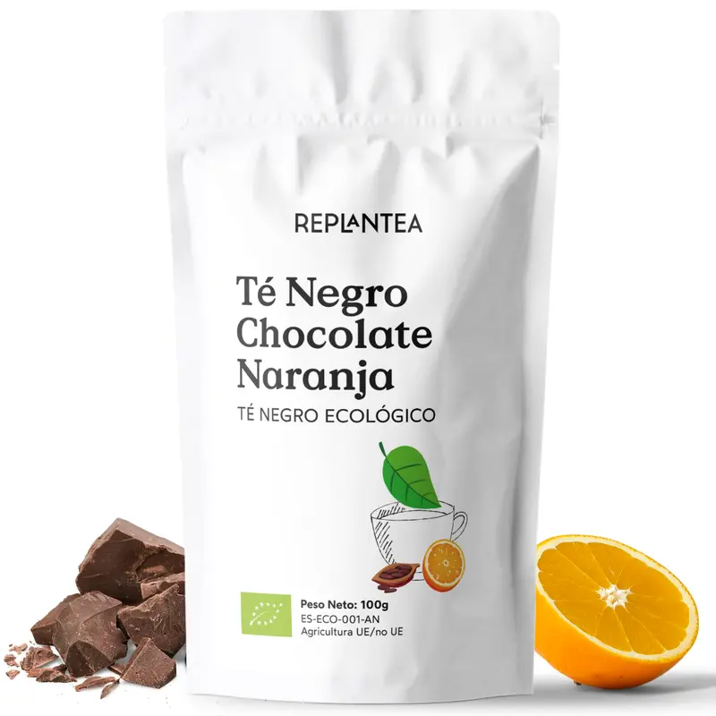 Té Negro Chocolate Naranja Ecológico 100g