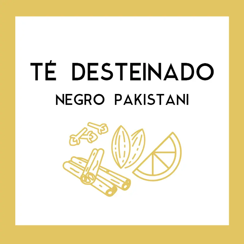 Té Negro Desteinado - Pakistaní
