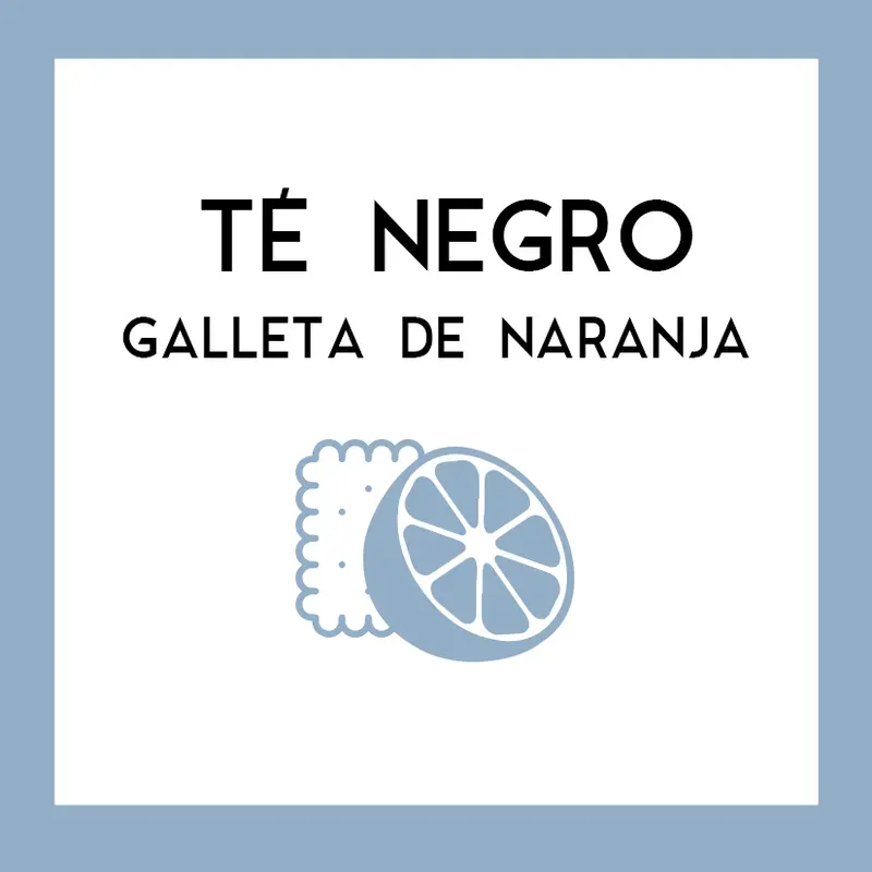 Té Negro Galleta de Naranja