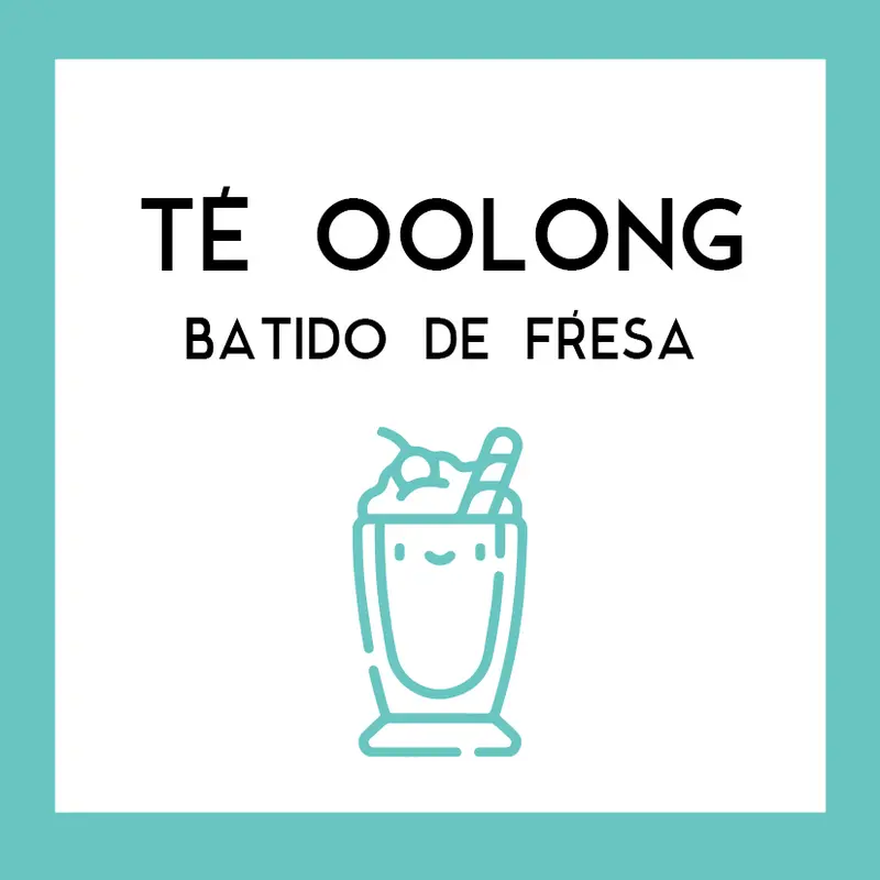 Té Oolong Batido de Fresa