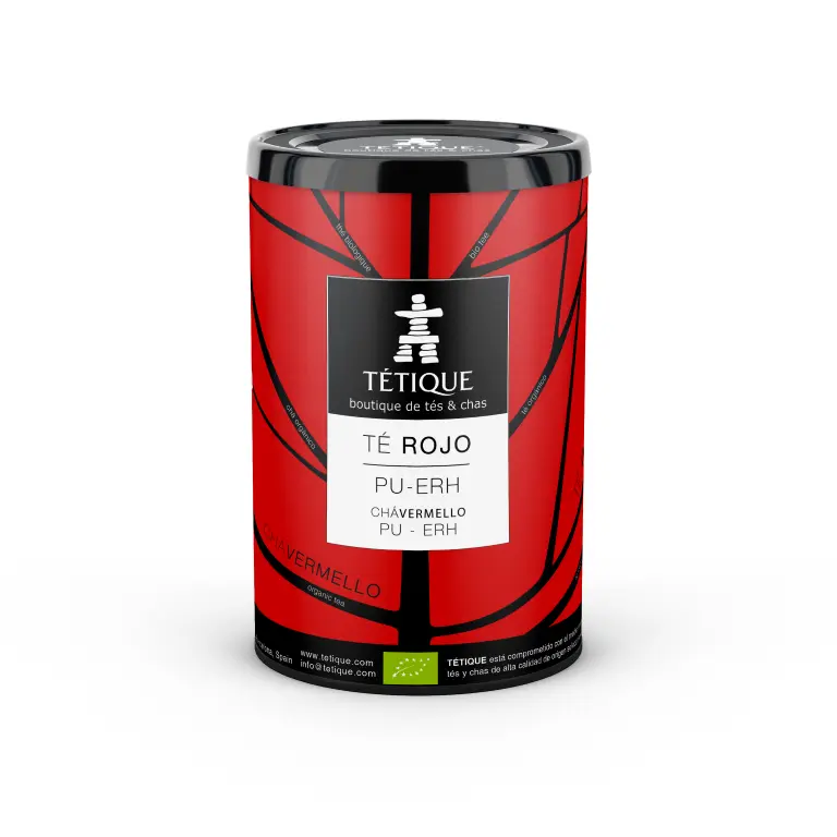 Té Rojo Pu Erh Bio, 45 bolsitas individuales