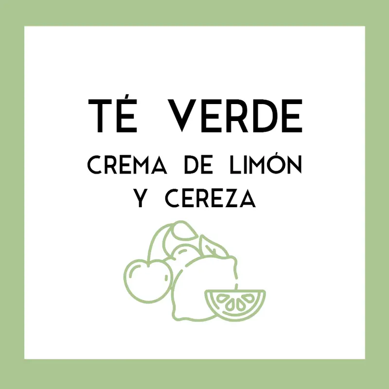 Té Verde Crema de Limón y Cereza