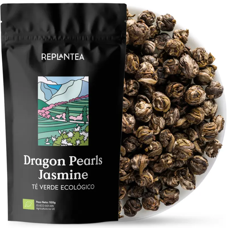 Té verde Dragon Pearls Jasmine Ecológico 100 gr