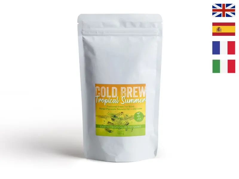 Té Verde Frío Verano Tropical