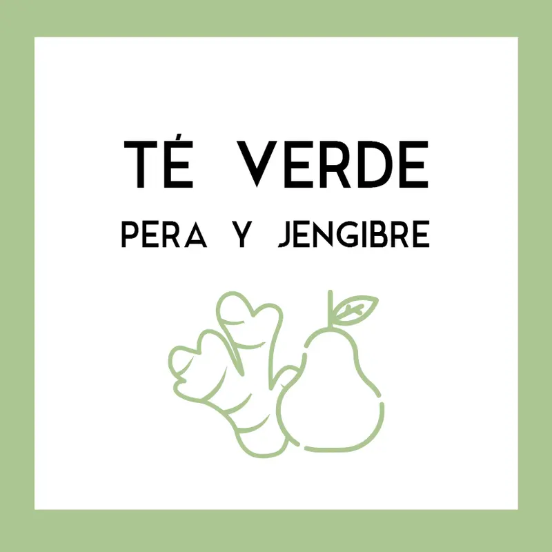 Té Verde Pera y Jengibre