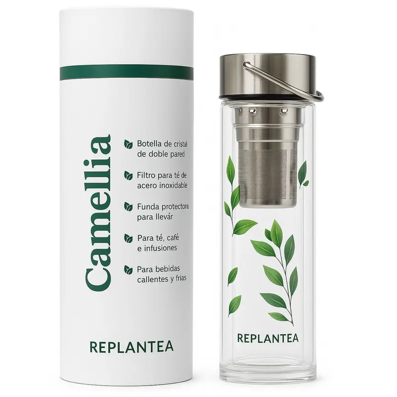 Termo de Cristal Camellia Replantea 400ml
