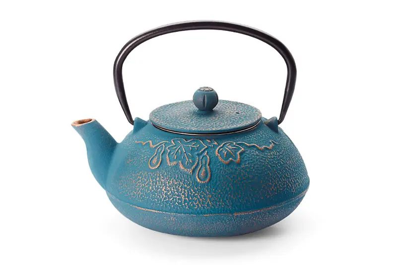 Tetera de Hierro “Lantian” Azul