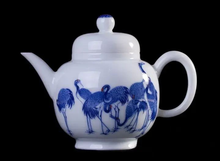 Tetera n.º 26235, porcelana de Jingdezhen, pintada a mano, 240 ml.