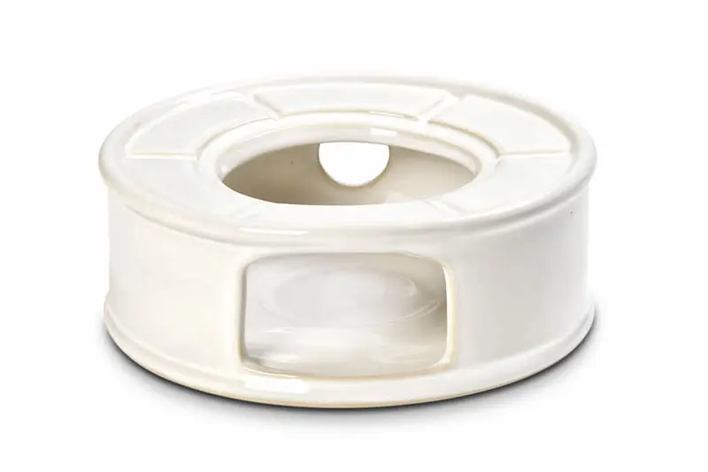 Tetera “Shabby Chic” – Cerámica blanca