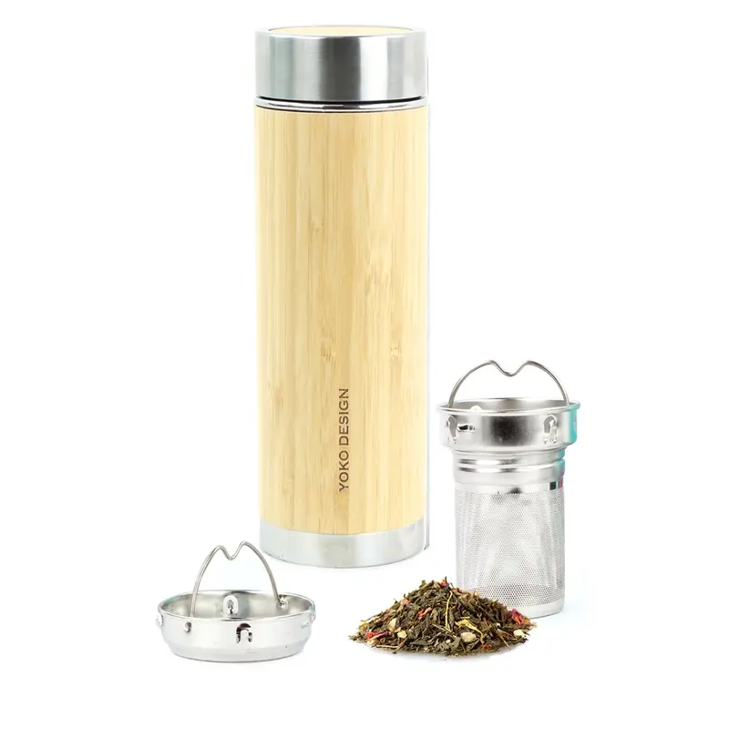 Tetera Térmica Bambú Zen – 350 ml
