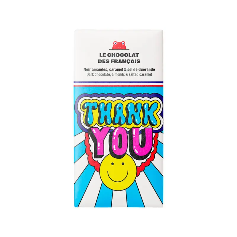 Thank You - Chocolate negro, almendras, caramelo y sal