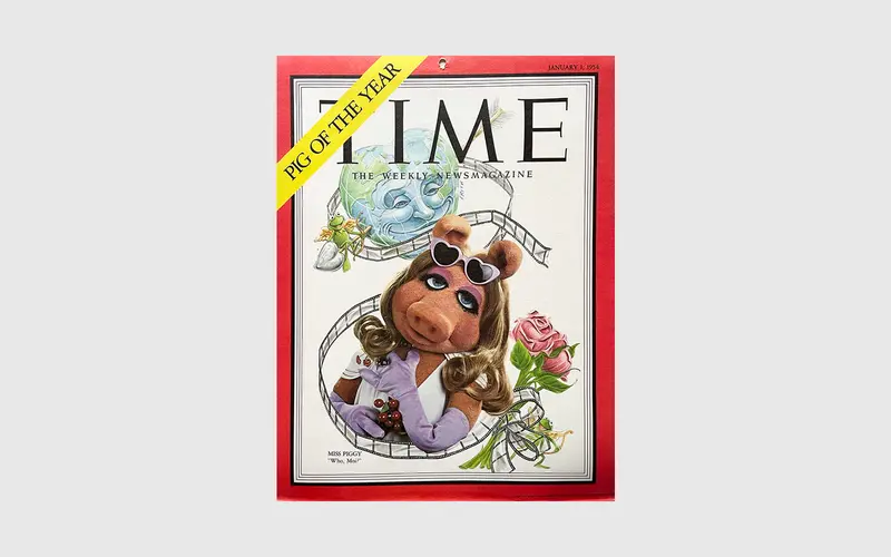 The Miss Piggy cover girl Fantasy Calendar 1982