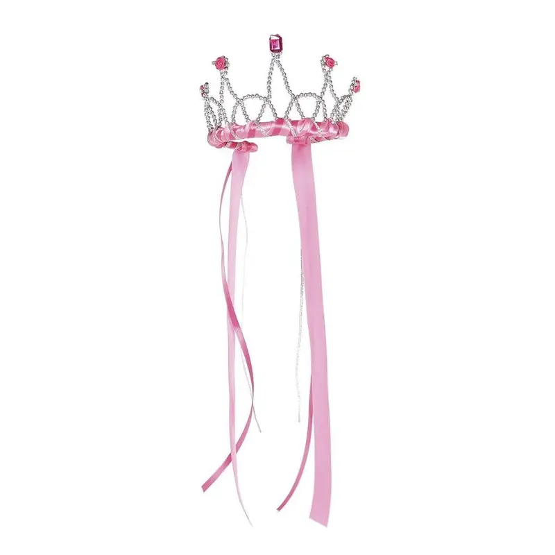Tiara princesa con cintas en 2 colores