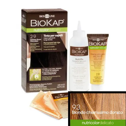 Tinte 9.30 delicato rubio muy claro 140 ml - Biokap