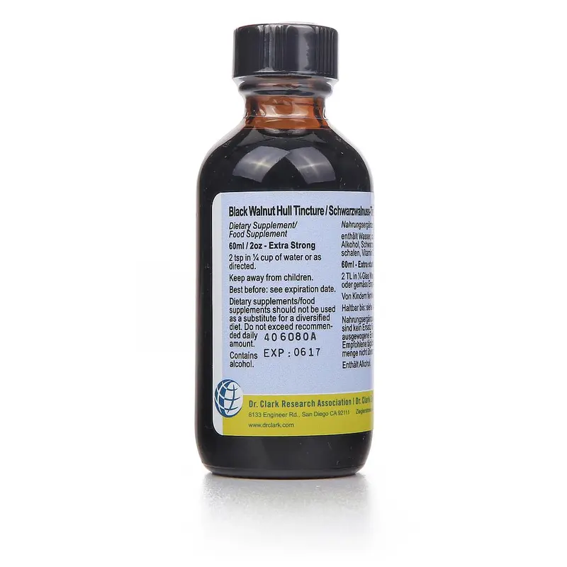 Tintura de Nogal Negro, Extra-fuerte – 60ml - HULDA CLARK