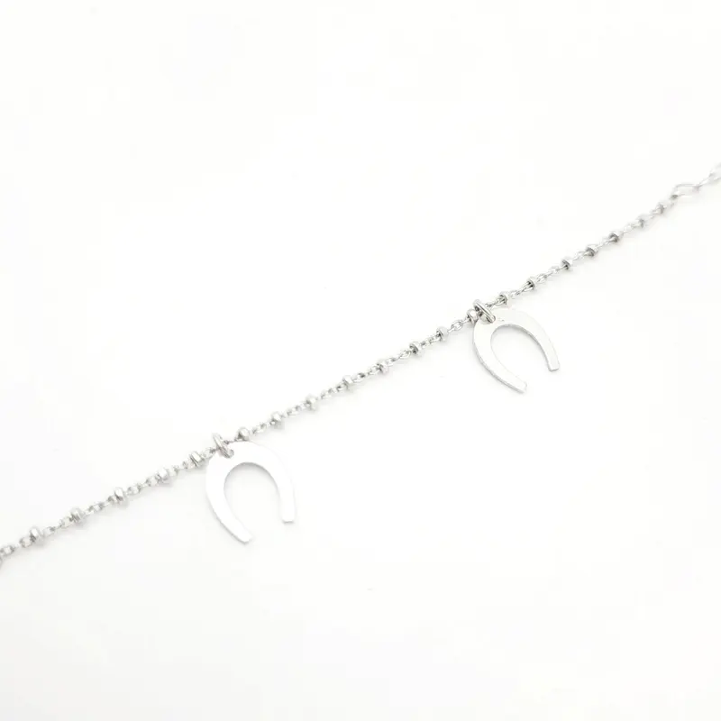 Tobillera plata Herradura