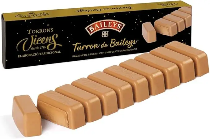 Torrons Vicens Turrón de Praliné de Chocolate con Baileys (Estuche 300g)
