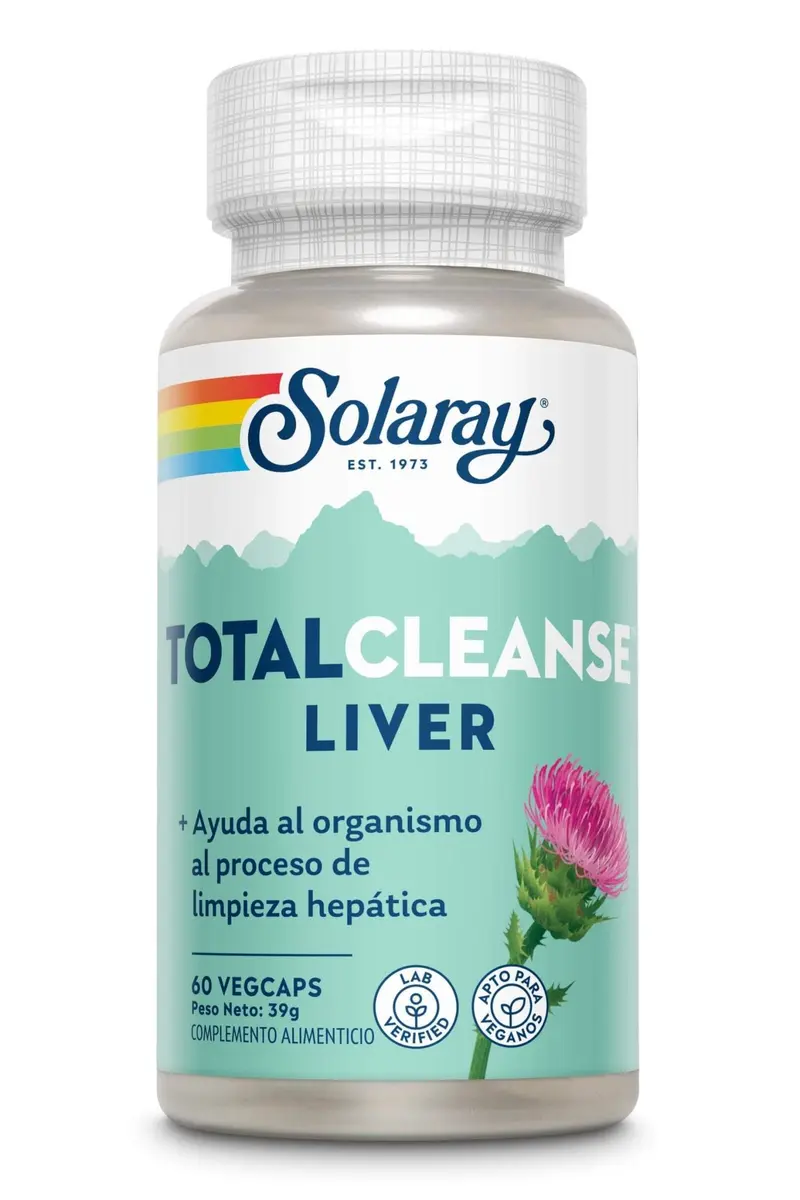 TOTAL CLEANSE LIVER - 60 Vegacaps - Solaray