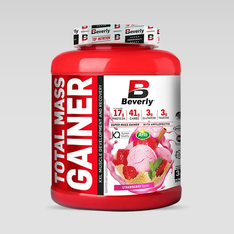 Total Mass Weight gainer - 3 Kg - Strawberry