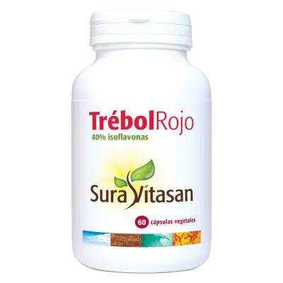 Trébol rojo 40% Isoflavonas 60 cápsulas - SURAVITASAN