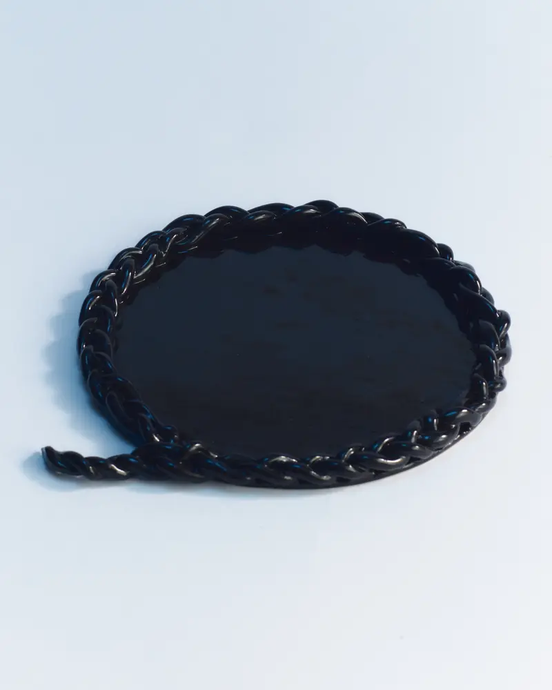 Trenzar plato de cerámica