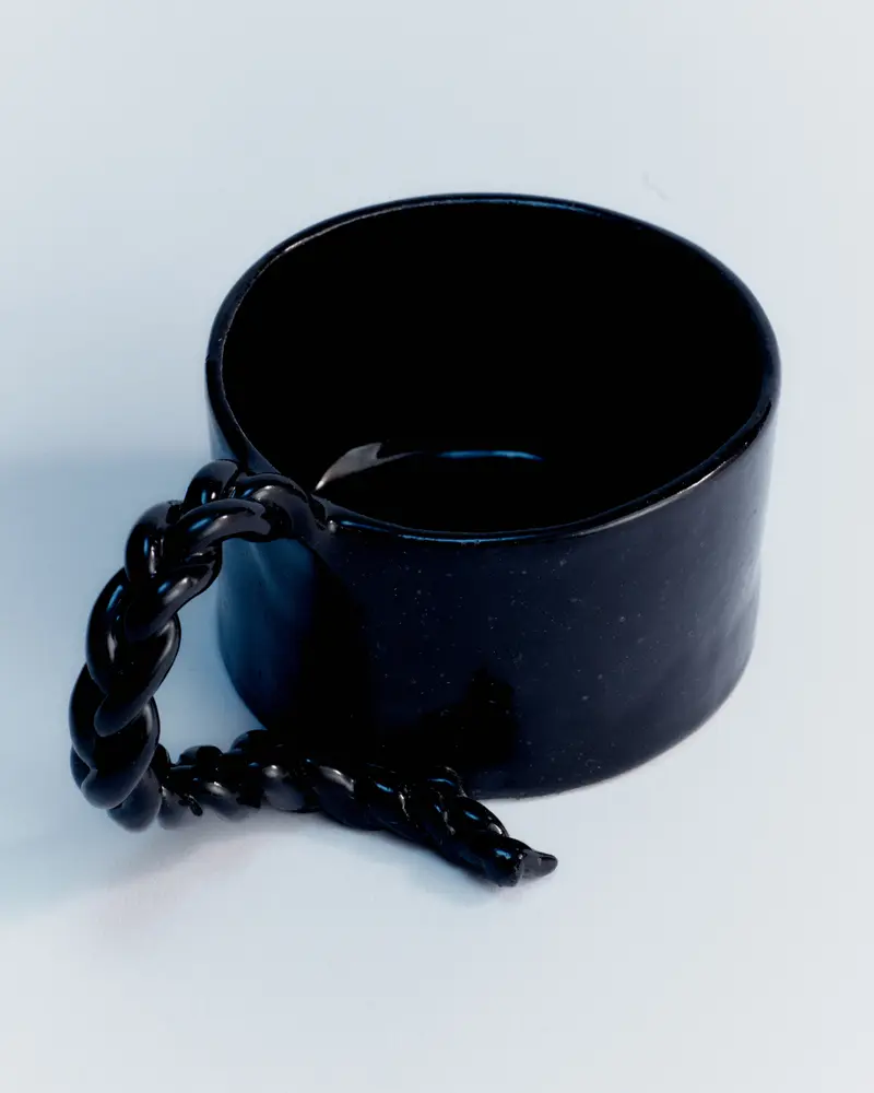 Trenzar taza de cerámica