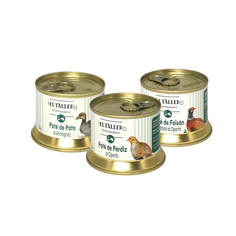 Tres Patés Selectos de Taller Gastronómico