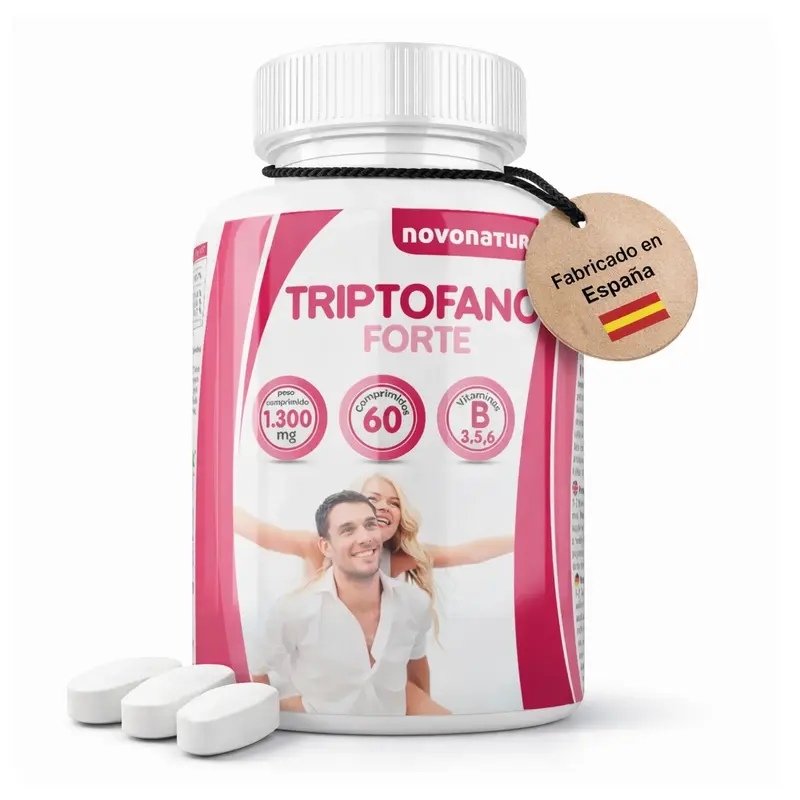 Triptófano + magnesio + espirulina + melatonina